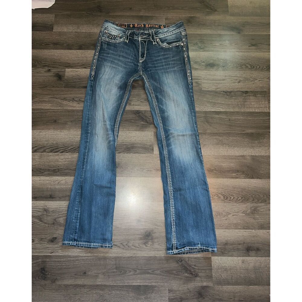 Rock Revival Blue Boot Cut Jeans